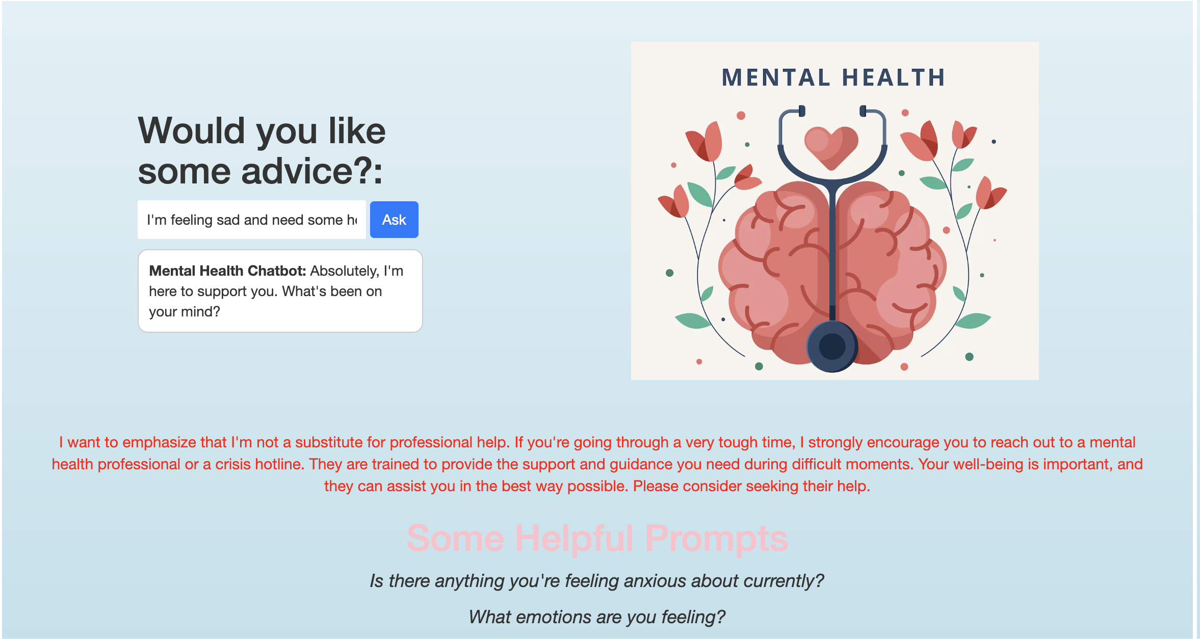 Mental Health Chatbot